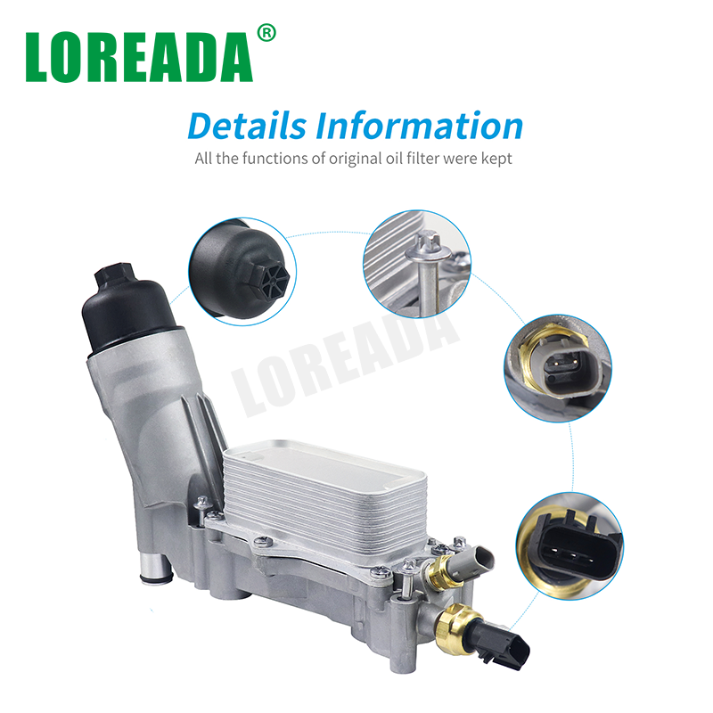 Wholesale 68105583AF 68105583AA 68105583AB Aluminum Engine Oil Cooler Oil Filter Housing Adapter Assembly - Image 4